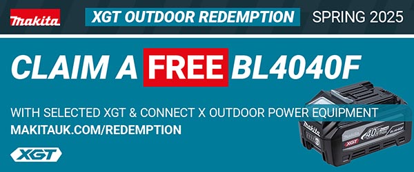 Claim a free BL4040F XGT battery from Makita
